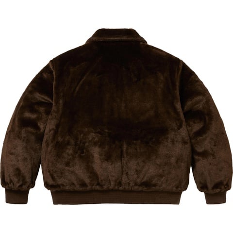 ジャケット・アウター Supreme Dickies Reversible FurJacket Supreme Dickies Reversible Quilted Faux Fur Work Jacket Brown