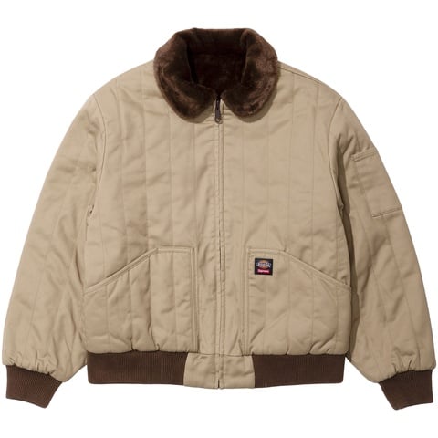 Supreme®/Dickies® Reversible Quilted Faux Fur Work Jacket - Supreme