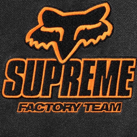 Supreme Supreme®/Fox Racing® Hooded Work Jacket - Black