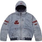 Supreme Supreme Fox Racing Hooded Work Jacket (FW25) - Denim