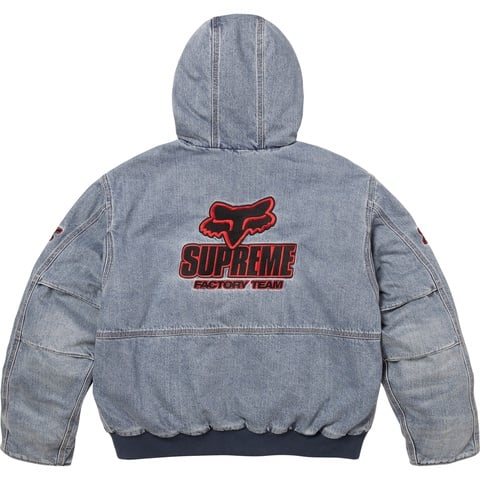 Supreme Supreme®/Fox Racing® Hooded Work Jacket - Denim