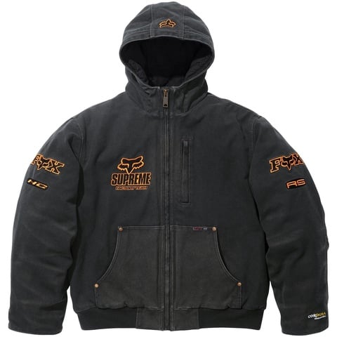 正規品　Supreme フーディ Supreme x Fox Racing】Hooded Work Jacket☆Denim☆25FW☆ (Supreme