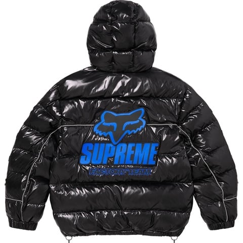 Supreme Supreme®/Fox Racing® Shiny Down Puffer Jacket - Black