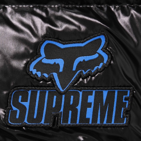 Supreme Supreme®/Fox Racing® Shiny Down Puffer Jacket - Black