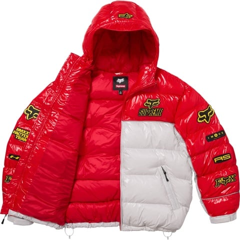 Supreme Supreme®/Fox Racing® Shiny Down Puffer Jacket - White