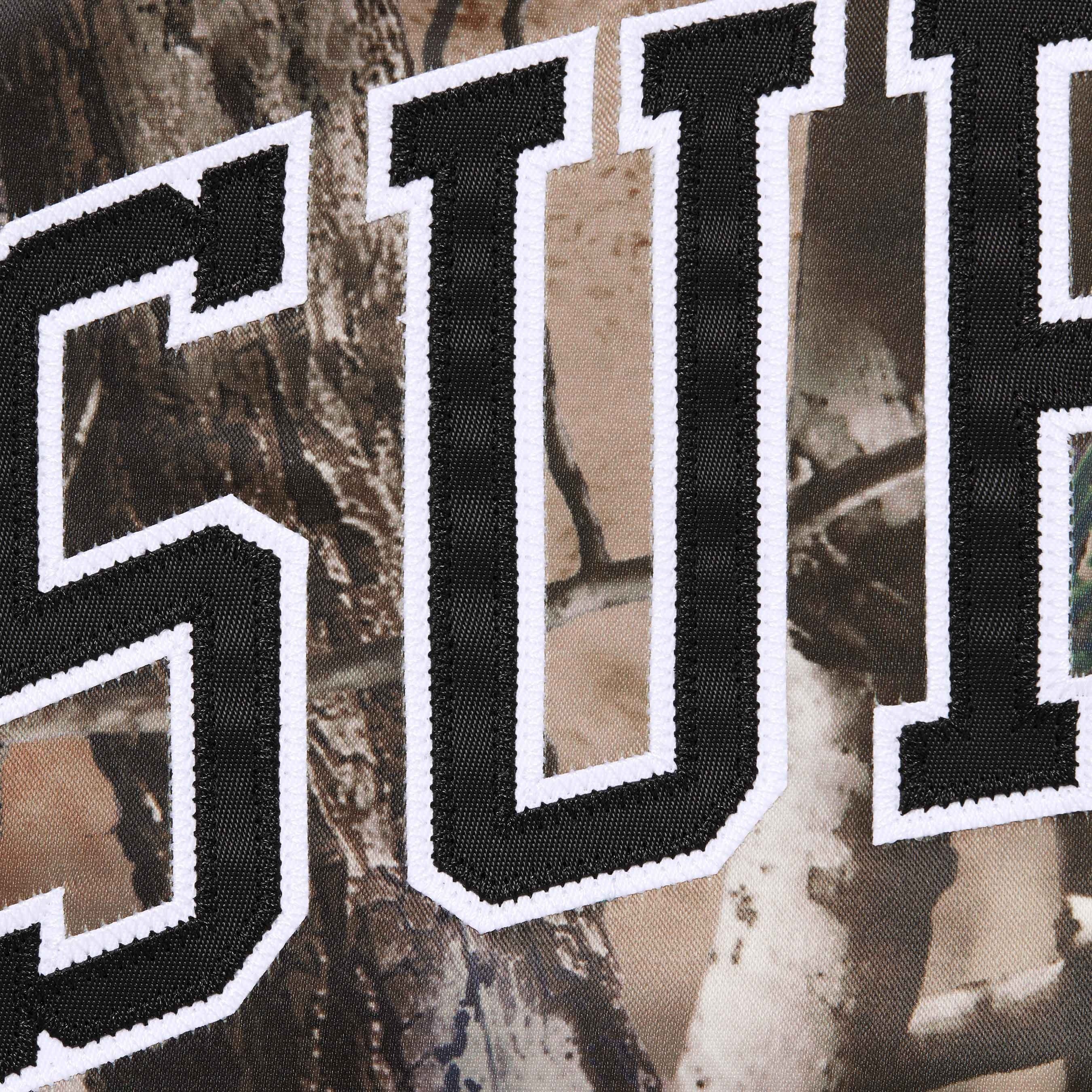 Supreme Supreme Mitchell & Ness Lined Hooded Satin Varsity Jacket (FW25) - Realtree® AP Camo - $298