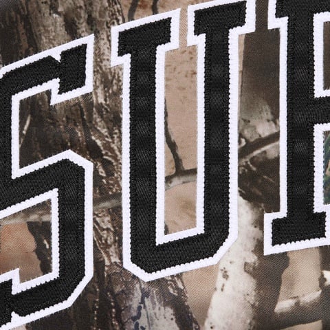Supreme Supreme®/Mitchell & Ness® Lined Hooded Satin Varsity Jacket - Realtree® AP Camo