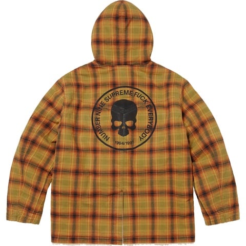 ジャケット・アウター Supreme x Number (N)ine Plaid Coat Supreme®/Number (N)ine® Faux Shearling Hooded Coat - Supreme