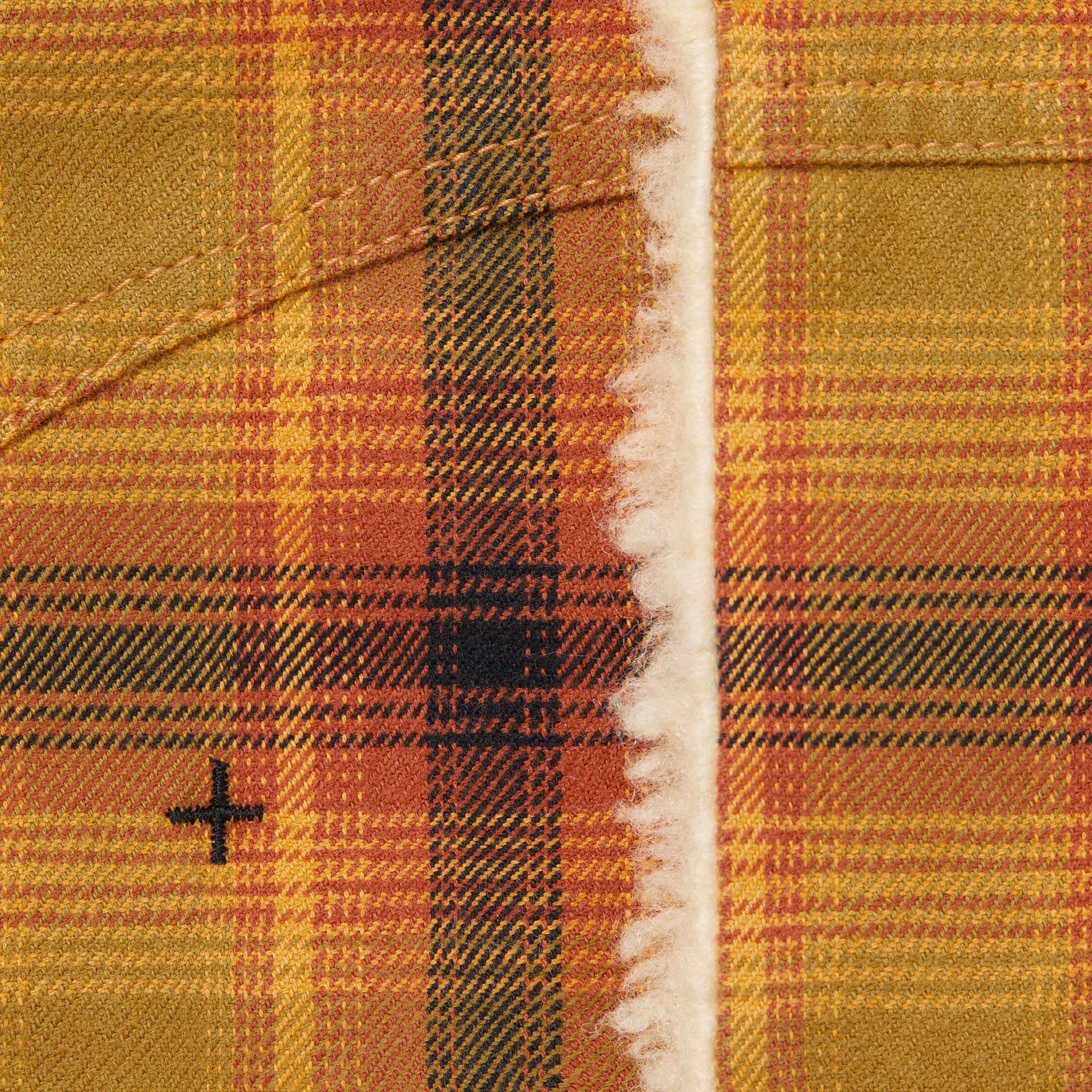 Supreme Supreme Number (N)ine Faux Shearling Hooded Coat (FW25) - Plaid - $398