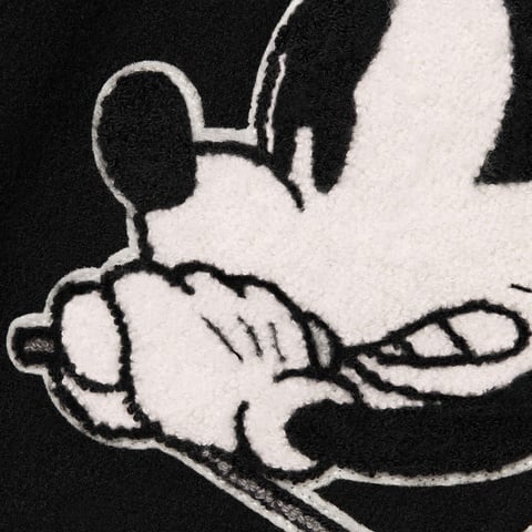 Supreme Supreme®/Number (N)ine®/Mickey Mouse Varsity Jacket - Black