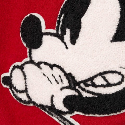 Supreme®/Number (N)ine®/Mickey Mouse Varsity Jacket - Supreme