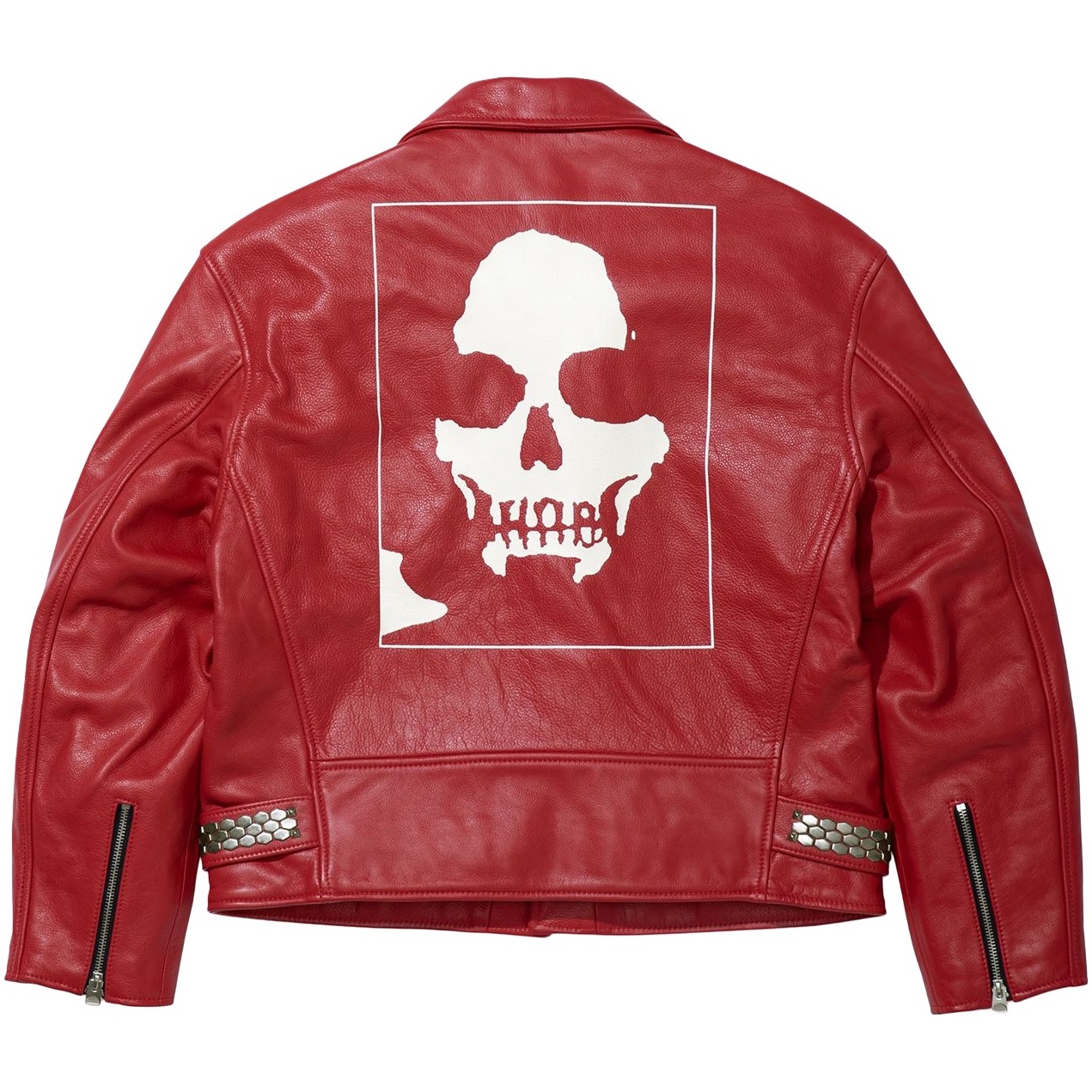 Supreme Supreme Number (N)ine Schott Perfecto Leather Jacket (FW25) - $1598
