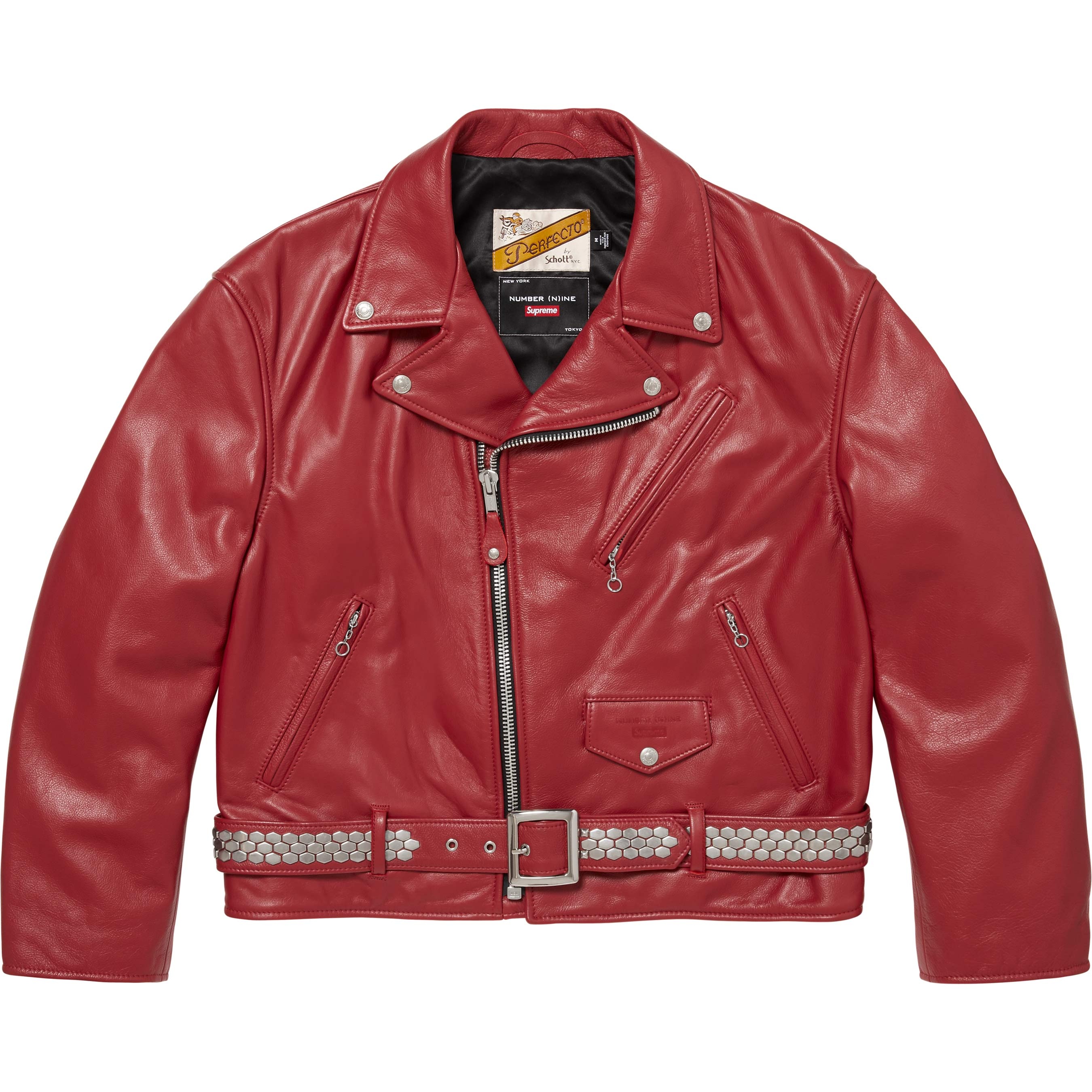 Supreme Number (N)ine Schott Perfecto Leather Jacket (FW25) - $1598