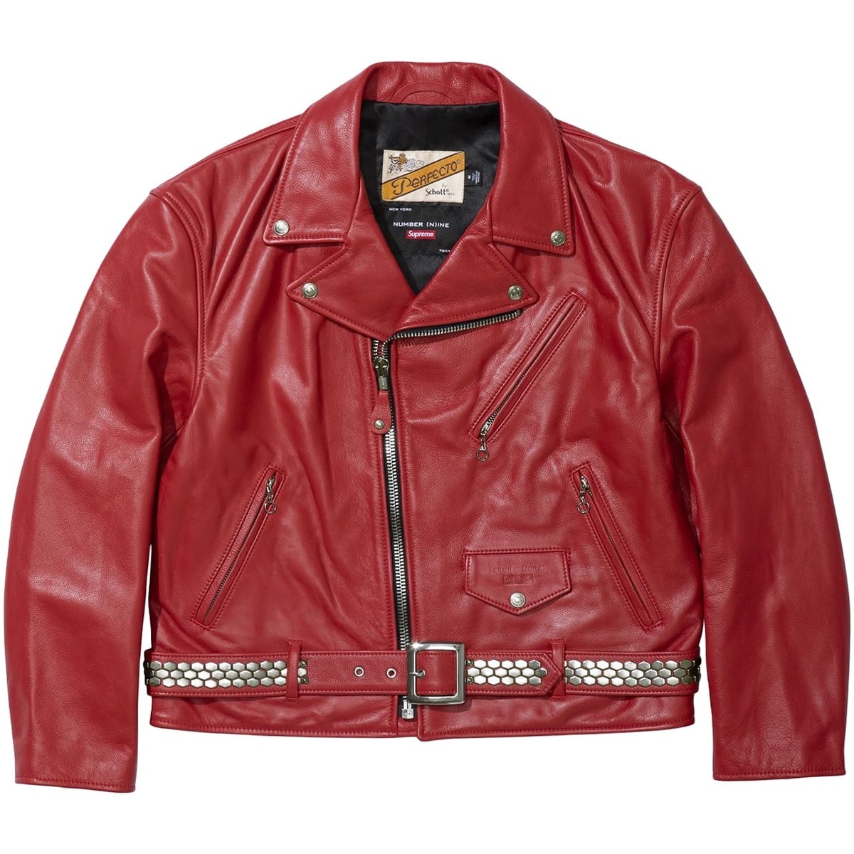 [max］Supreme/Schott Supreme x Schott Leather Racer Jacket Black Teal 2colors FW25 | eBay