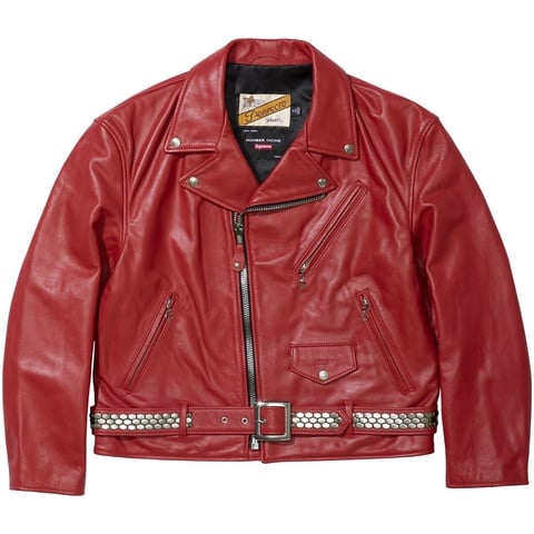 Supreme®/Number (N)ine®/Schott® Perfecto Leather Jacket - Supreme