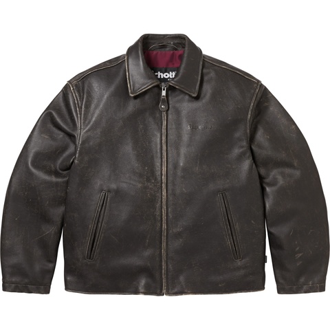 Supreme × Schott ライダースジャケット2011希少L 本革 Supreme×Schott】2011SSレザーライダースジャケット入荷！[2019.11.09