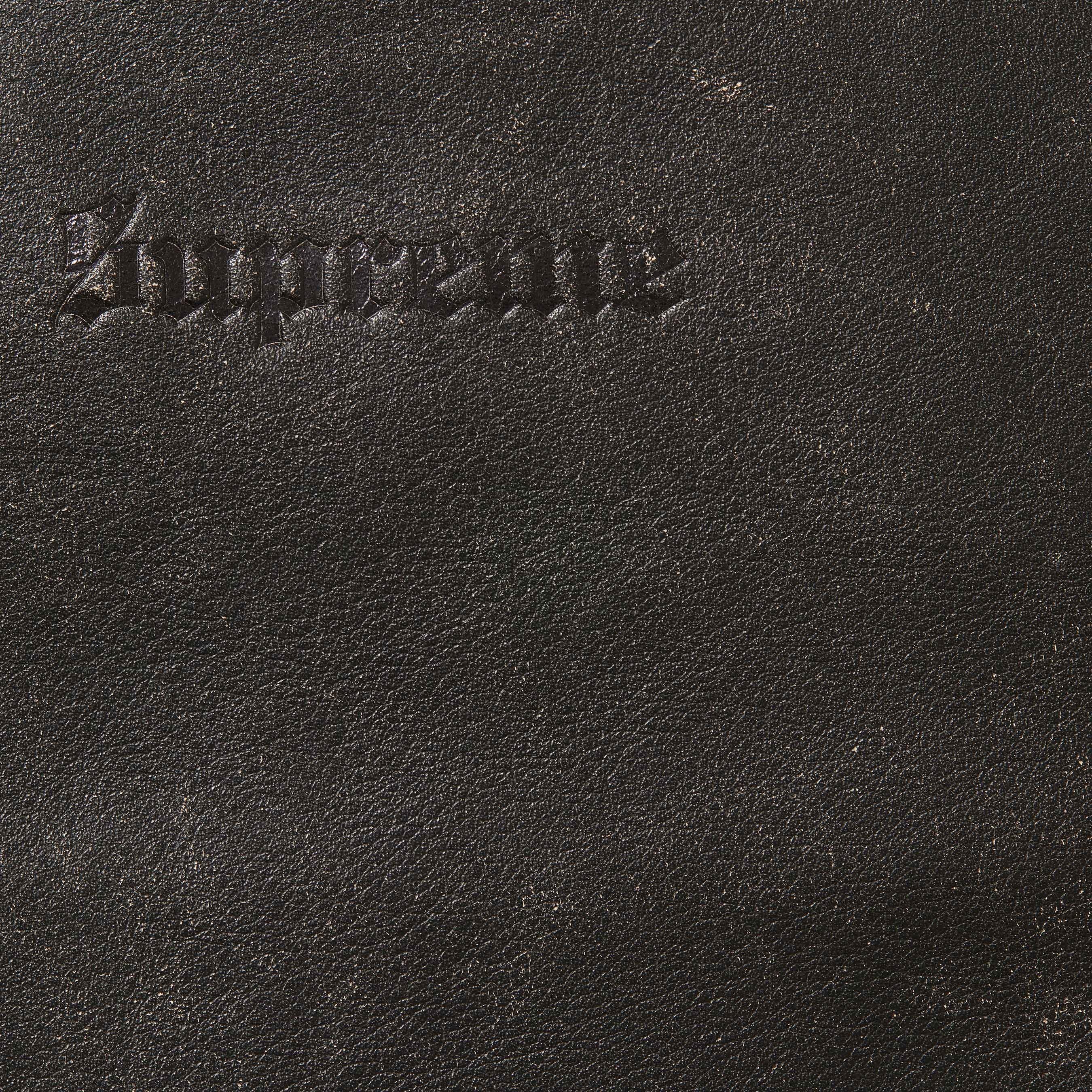 Supreme Supreme Schott Leather Racer Jacket (FW25) - Black - $898