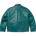 Supreme Supreme Schott Leather Racer Jacket (FW25) - Teal