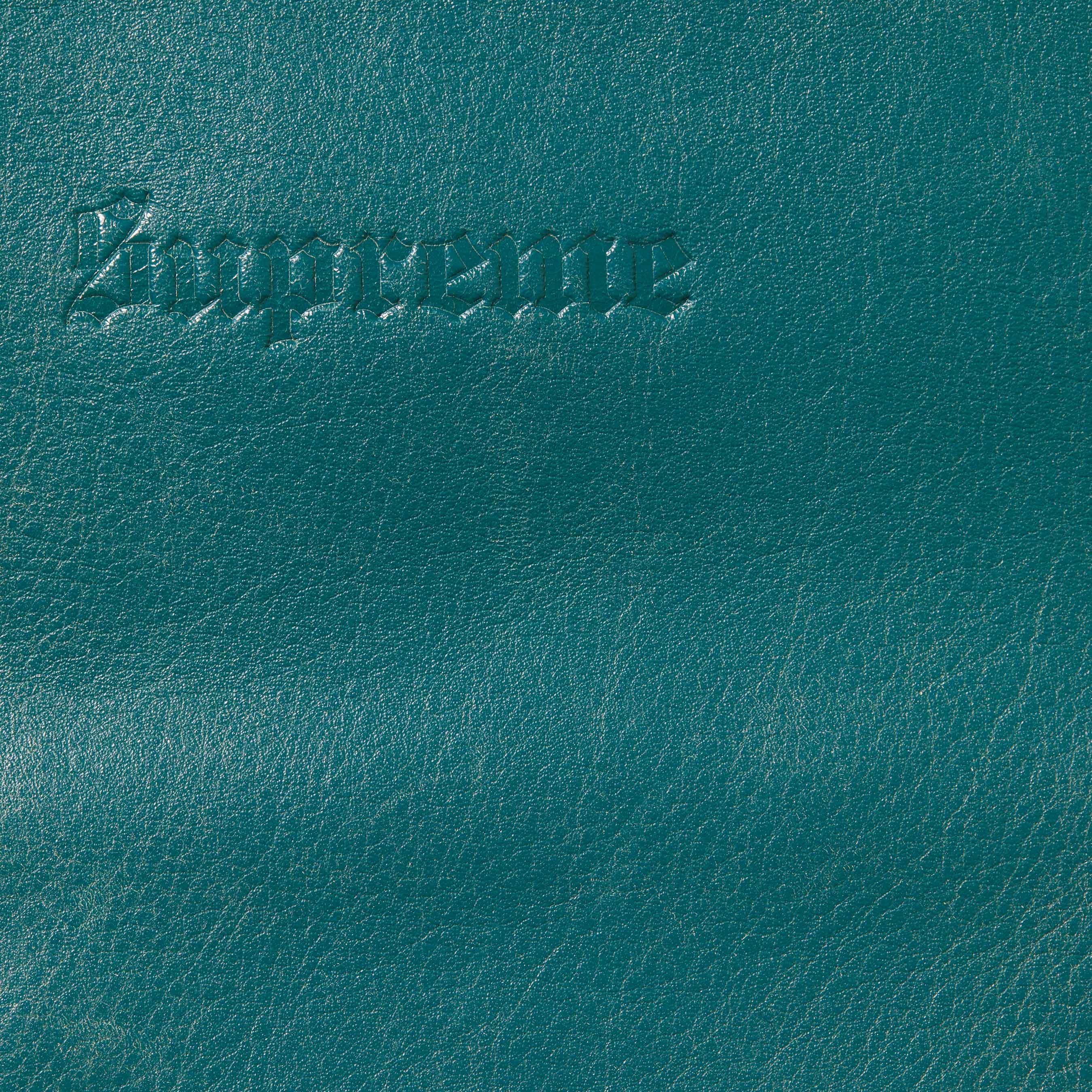 Supreme Supreme Schott Leather Racer Jacket (FW25) - Teal - $898