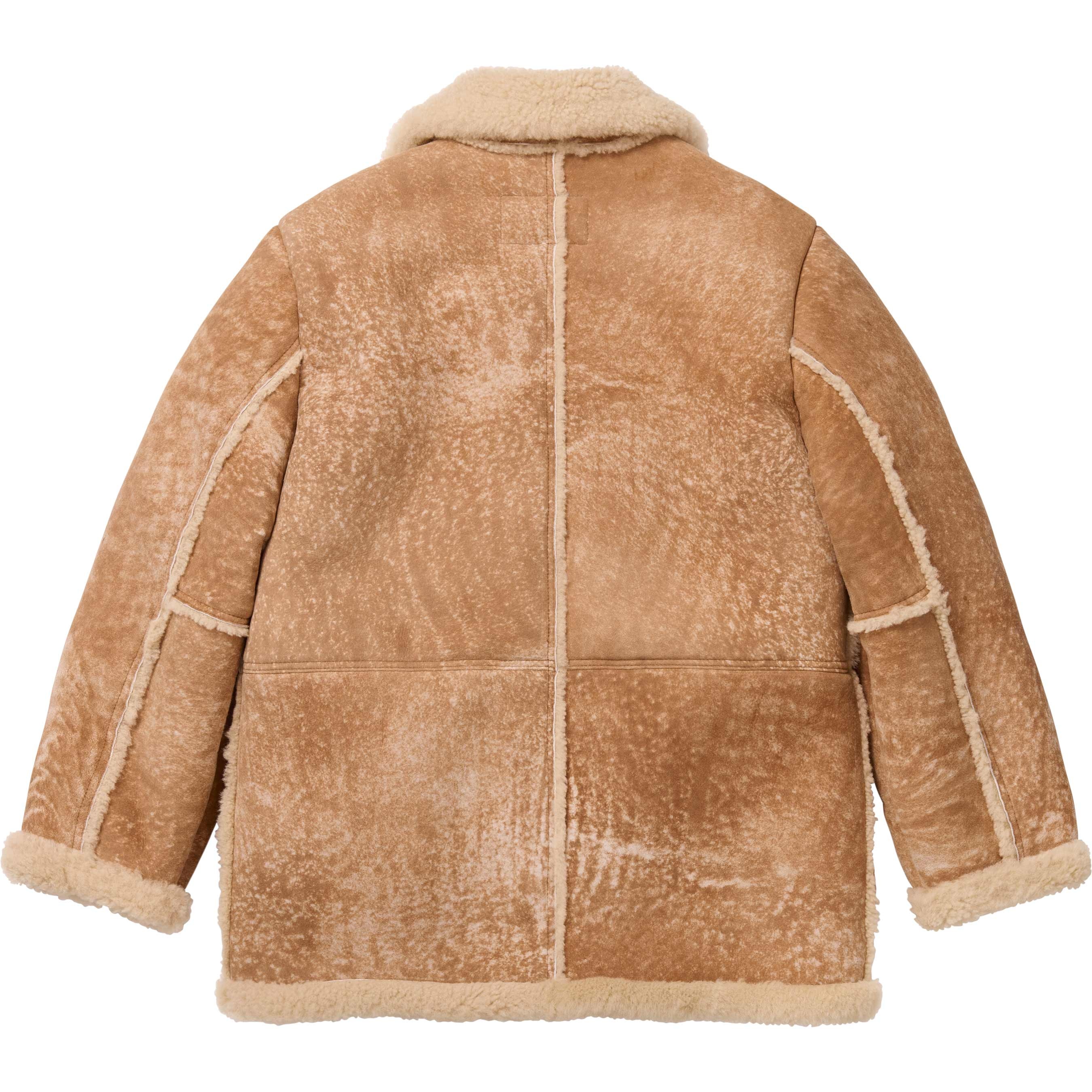 Supreme Supreme Schott Shearling Coat (FW25) - Tan - $1698