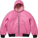 Supreme Supreme Schott Shearling Hooded Work Jacket (FW25) - Pink