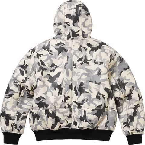 Supreme®/Schott® Shearling Hooded Work Jacket - Supreme