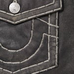 Supreme Supreme True Religion Leather Trucker Jacket (FW25) - Black