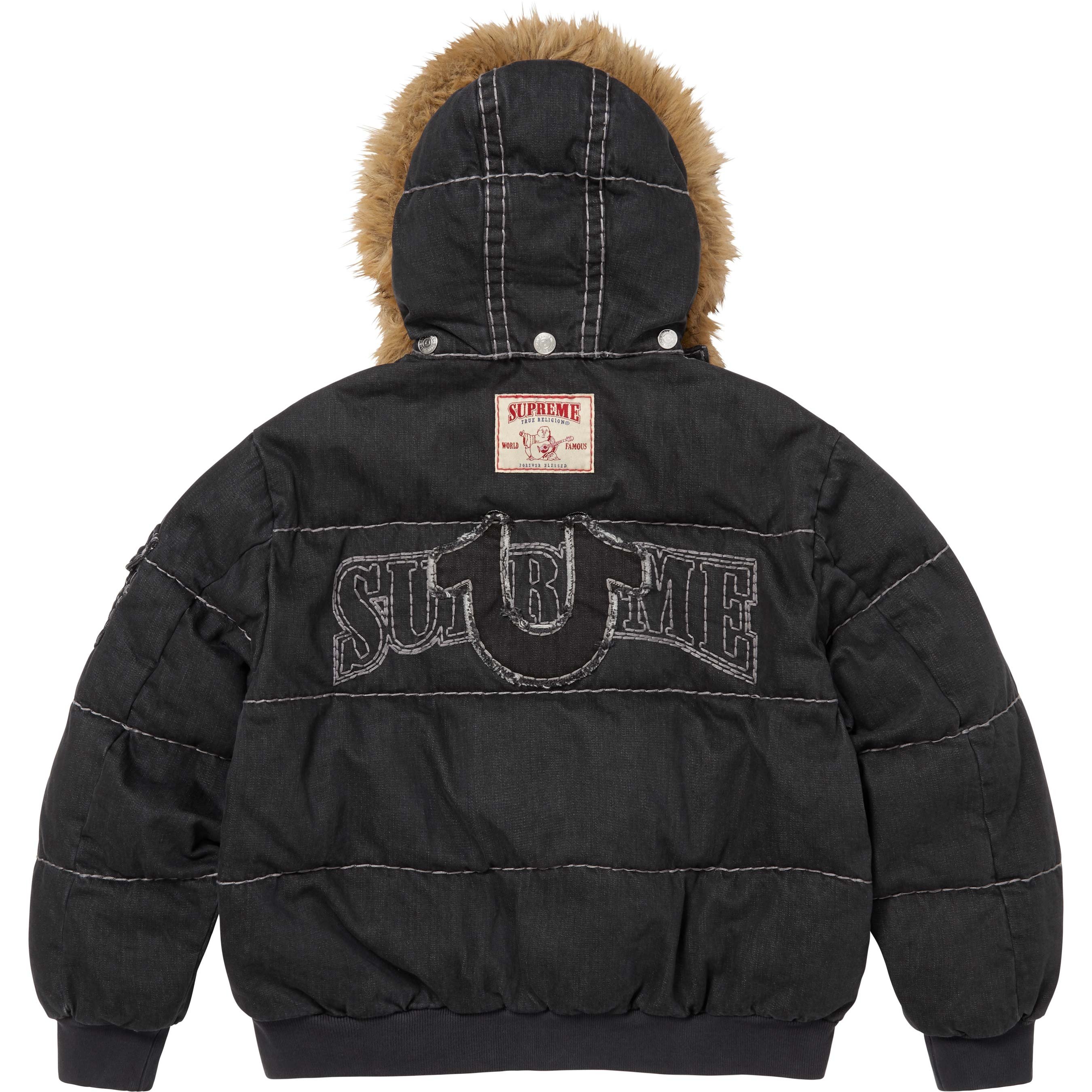 Supreme Supreme True Religion Puffer Jacket (FW25) - Black - $598