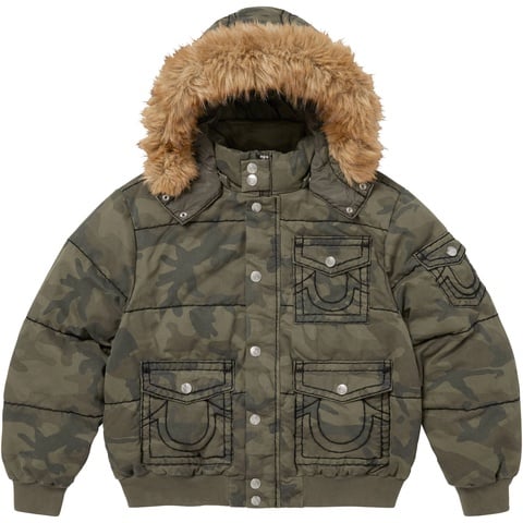 Supreme Supreme®/True Religion® Puffer Jacket - Olive Camo