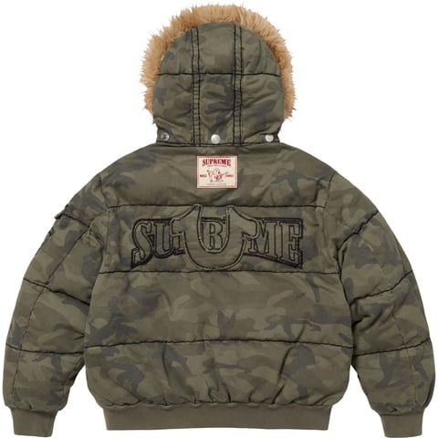 Supreme Supreme®/True Religion® Puffer Jacket - Olive Camo