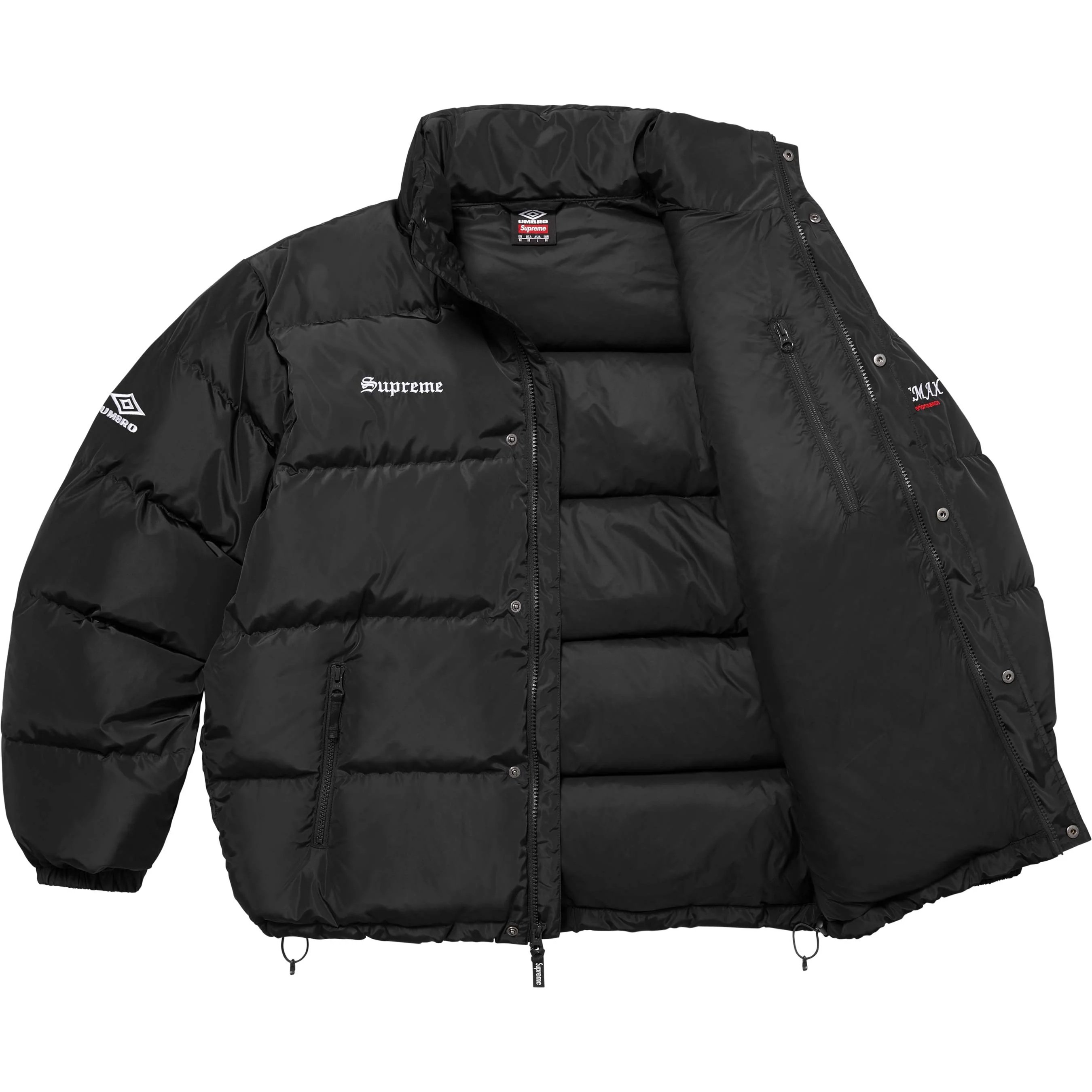 Supreme Supreme Umbro Down Puffer Jacket (FW25) - Black - $398