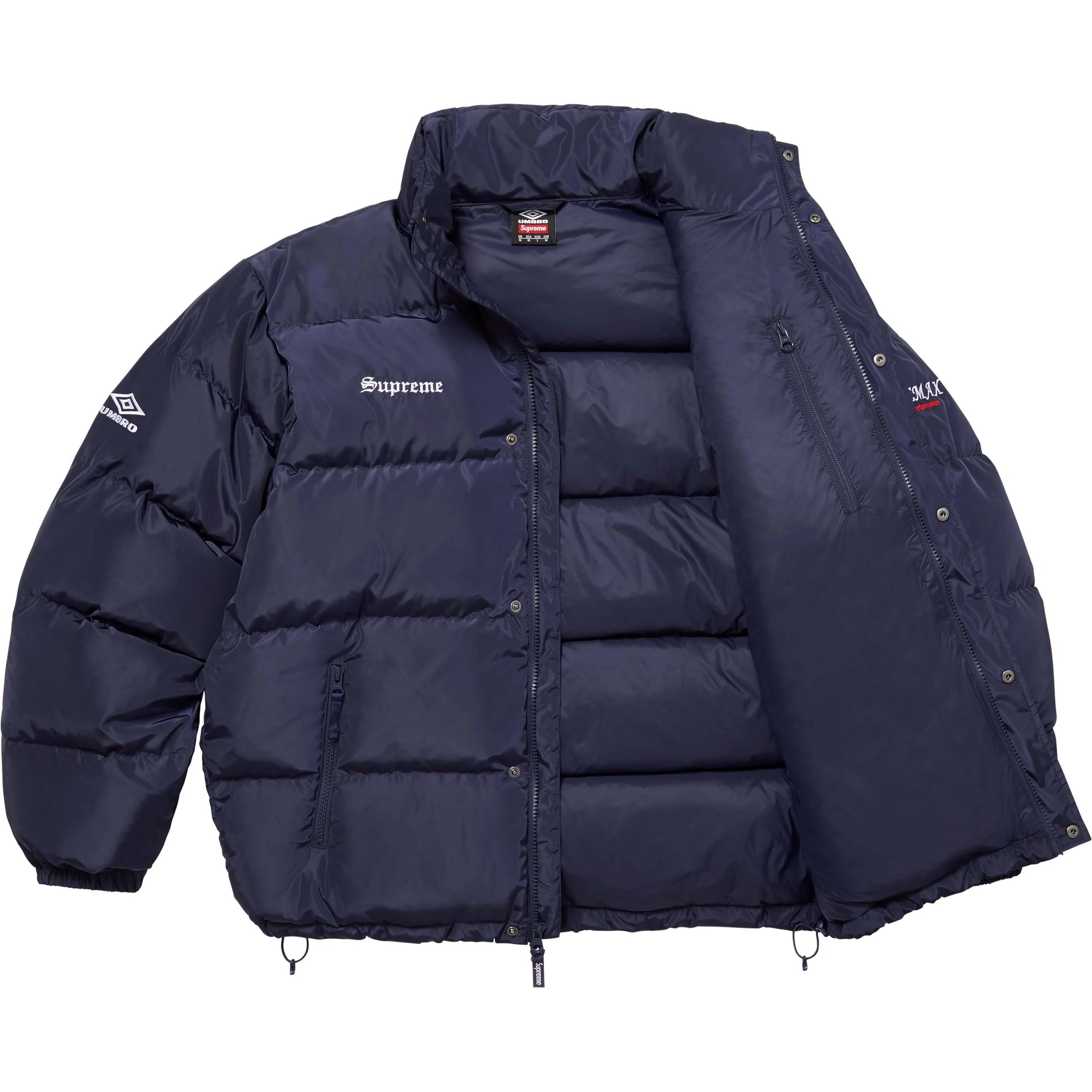 Supreme Supreme Umbro Down Puffer Jacket (FW25) - Navy - $398