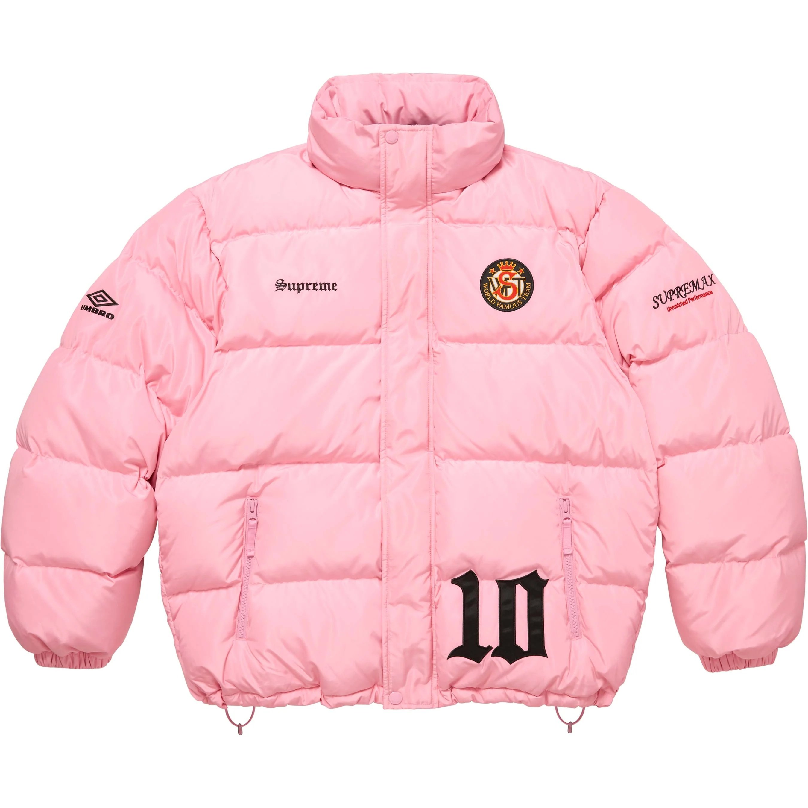 Supreme Supreme Umbro Down Puffer Jacket (FW25) - Pink - $398