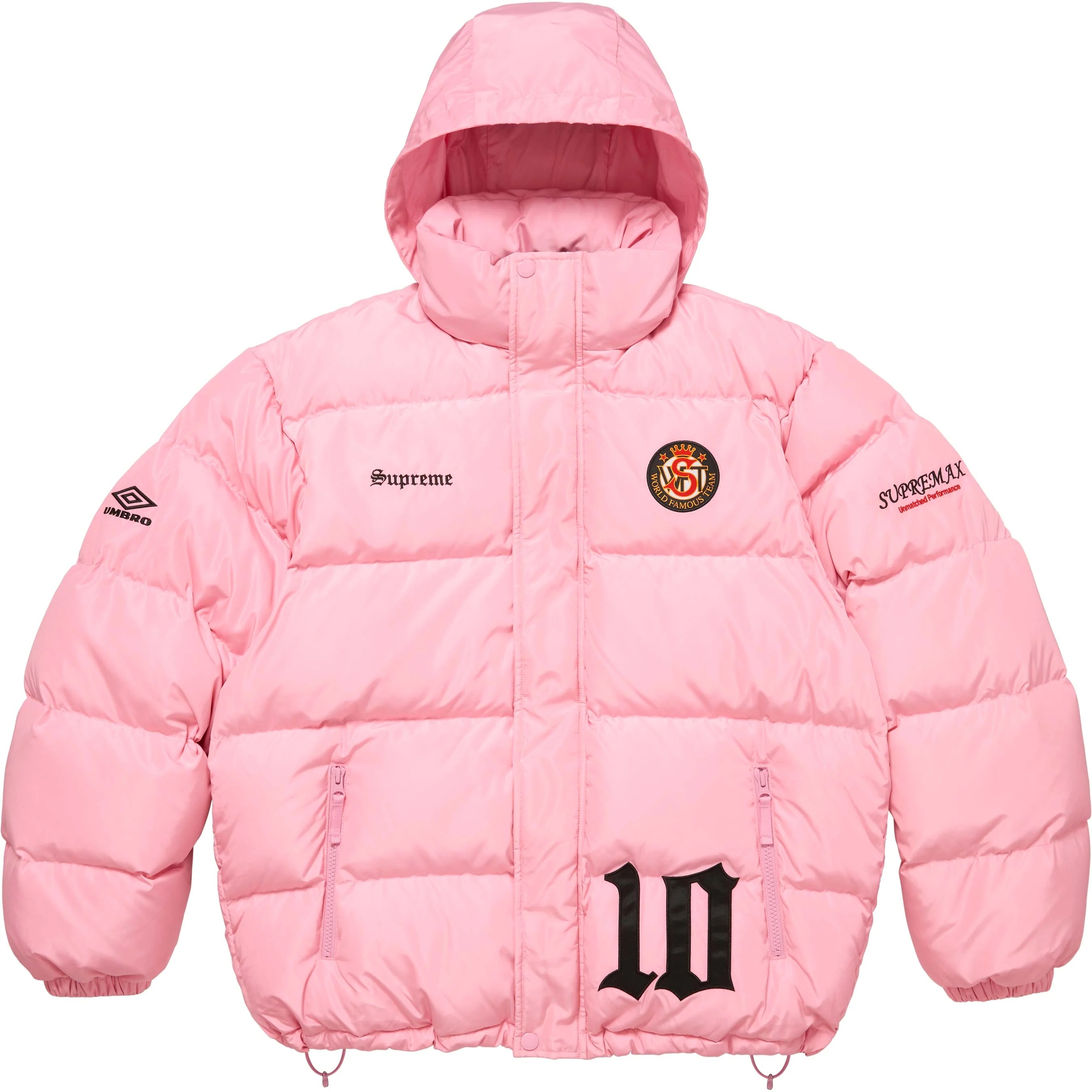 Supreme Supreme Umbro Down Puffer Jacket (FW25) - Pink - $398