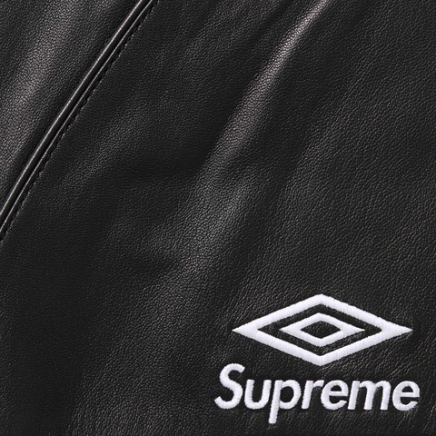 w*t様 Supreme ×Umbro 25AW Leather Track P Supreme Umbro Leather Track Jacket Pink Men's - FW25 - US