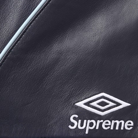 Supreme Supreme®/Umbro® Leather Track Jacket - Navy