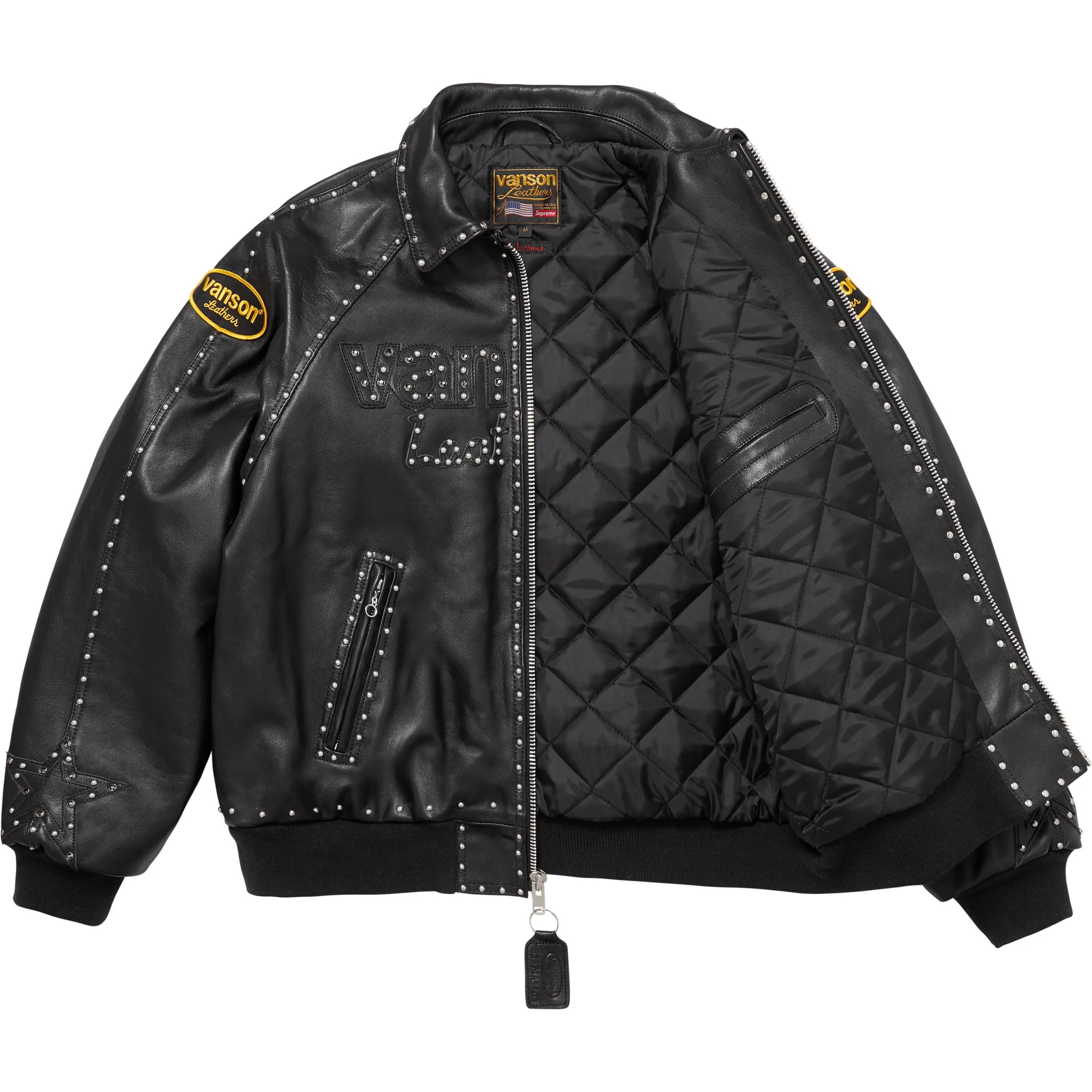 Supreme Vanson Leathers b.b. Simon Jacket (FW25) - $2498