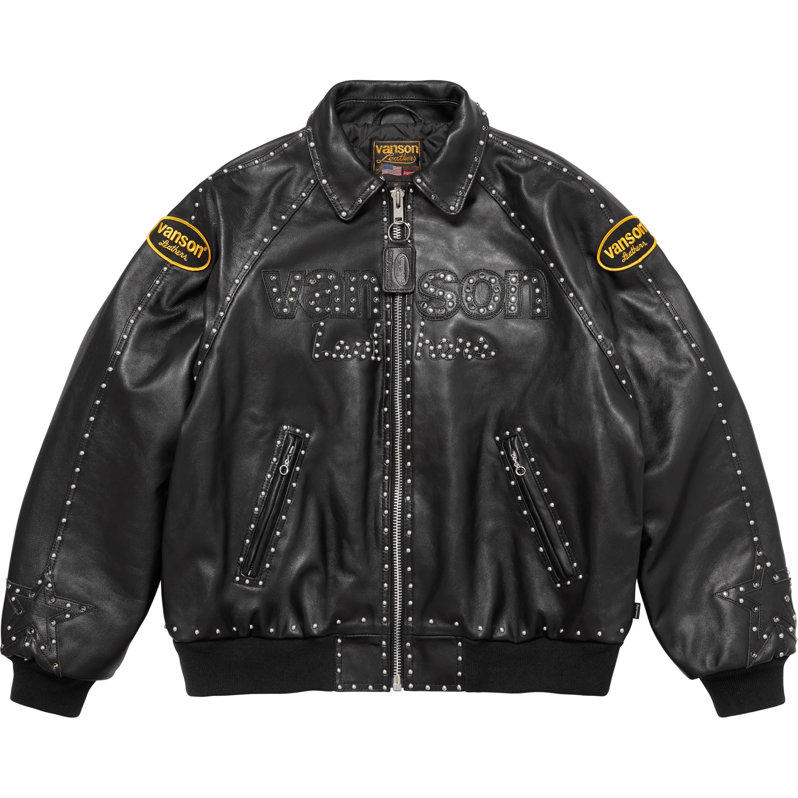 Supreme Vanson Leathers b.b. Simon Jacket (FW25) - $2498
