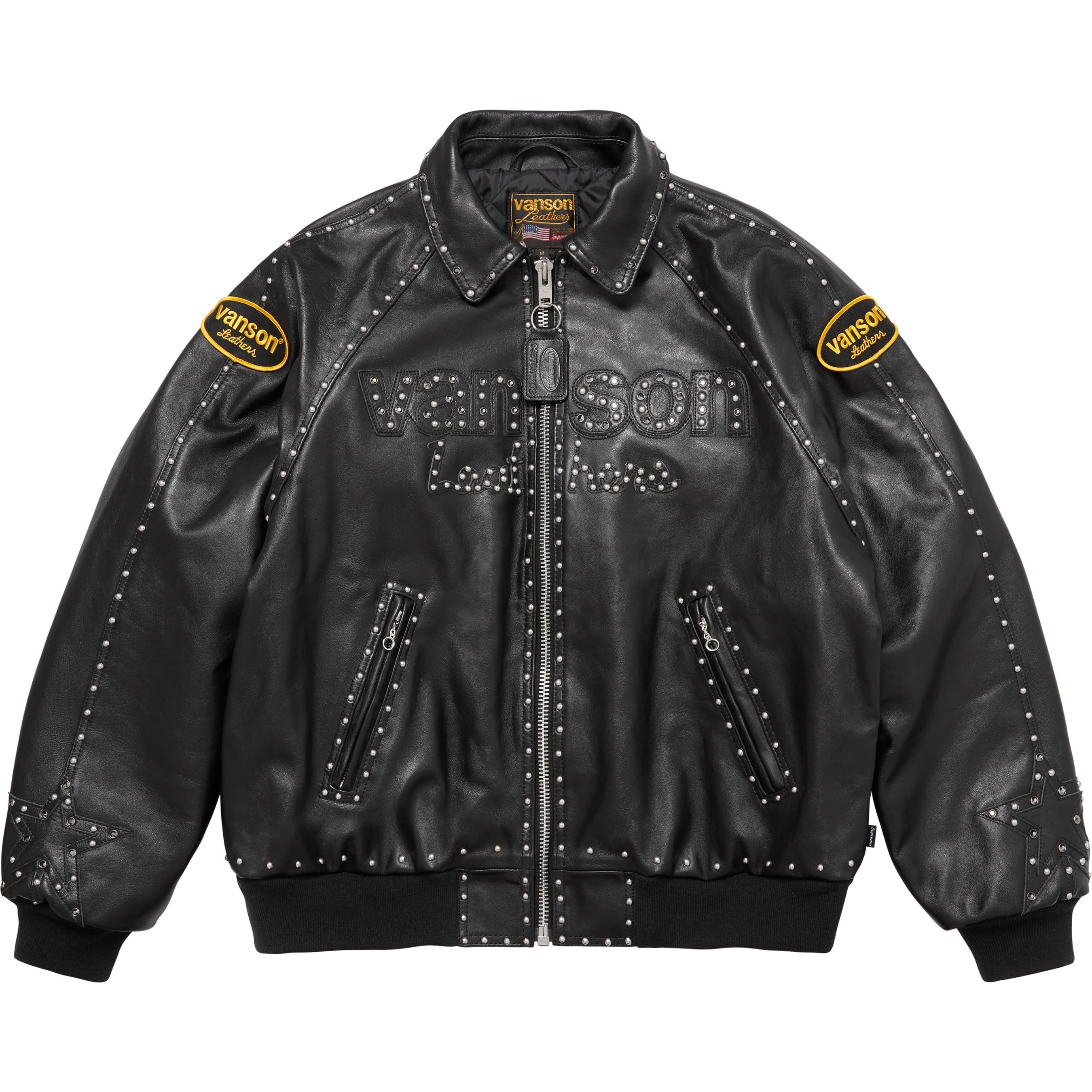 Supreme Vanson Leathers b.b. Simon Jacket (FW25) - $2498