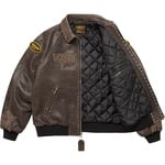 Supreme Supreme Vanson Leathers b.b. Simon Jacket (FW25) - Brown