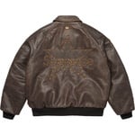 Supreme Supreme Vanson Leathers b.b. Simon Jacket (FW25) - Brown