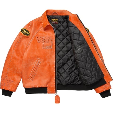 Supreme Supreme®/Vanson Leathers® b.b. Simon Jacket - Orange