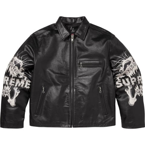 Supreme Supreme®/Y’s Leather Jacket - Black