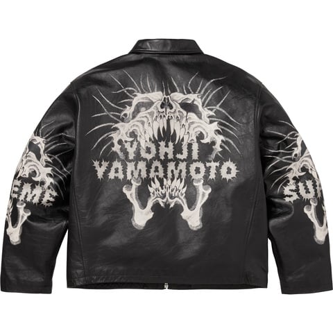 【新品】Supreme ヨウジヤマモトLeatherJACKET　確実本物　最安 Supreme - シュプリーム ×ヨウジヤマモト Yohji Yamamoto Y's by Yohji