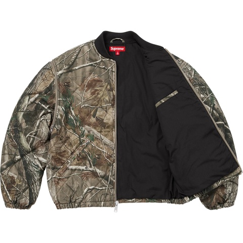 Supreme Cold Weather Bomber M ブラック Faux Shearling Lined Bomber Jacket - Supreme