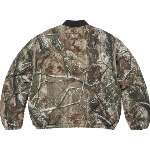 Zip-Off Sleeve Quilted Bomber Jacket - Supreme