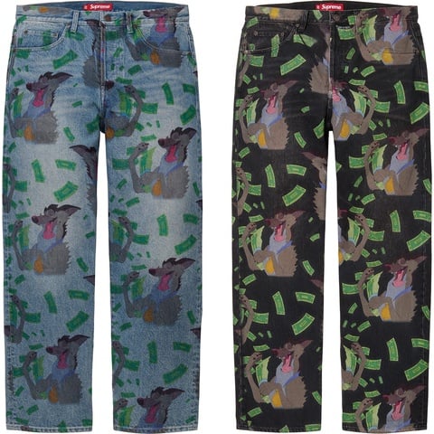 Supreme All Dogs Go To Heaven Loose Fit Jean - $228.00
