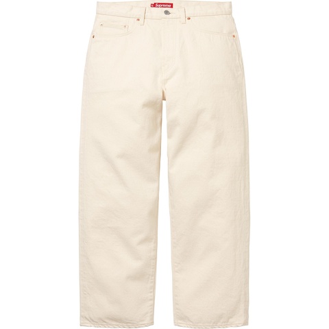 パンツ Supreme Baggy Selvedge Jean Natural 30 Baggy Selvedge Jean - fall/winter 2025 - Supreme