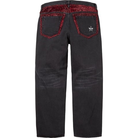 Leopard Faux Fur Loose Fit Jean - fall/winter 2025 - Supreme