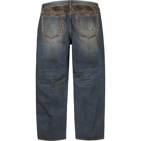 Leopard Faux Fur Loose Fit Jean - fall/winter 2025 - Supreme